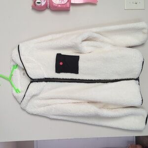 never-worn fluffy ugg coat